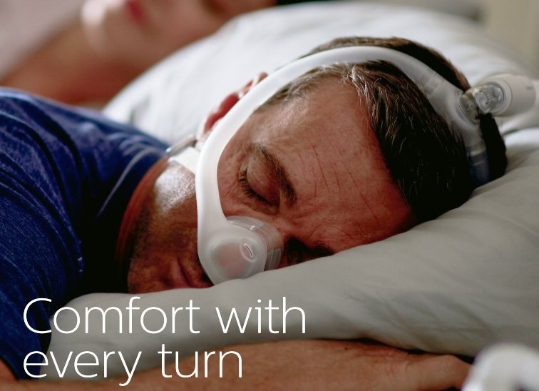 Philips Respironics DreamWisp Nasal CPAP Mask through