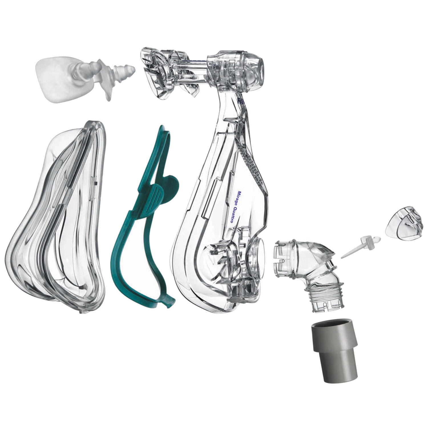 ResMed Mirage Quattro Full Face CPAP Mask Frame System with